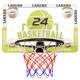 Children's basketball hoop requires no punching, foldable and height-adjustable