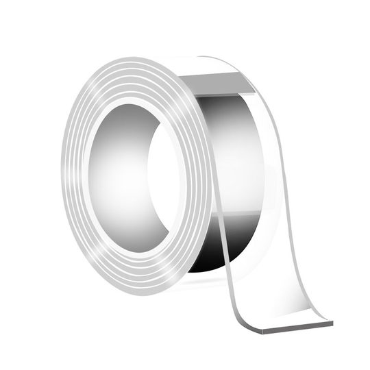 Nano double-sided tape thickened and high viscosity fixed wall super transparent magic double-sided car adhesive extra thick traceless fixed row plug hook wall nail-free waterproof double-sided adhesive patch