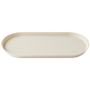 Mili fengwu silicone dining plate oval simple dessert plate