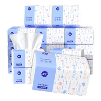 Manhua 400 sheets of tissue paper 30 packs of napkins household affordable pack yz sanitary facial tissue baby tissue