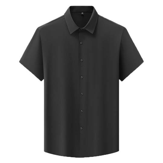 High elastic shirt for men with fat and large size for non-scalding and anti-wrinkle