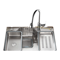 N Hengjie wash basin kitchen sink basin basin under the counter basin wash basin multi-functional Japanese-style household large single sink
