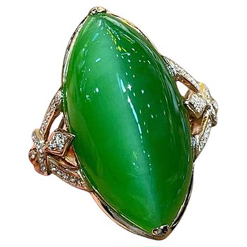 Fashion trendy hetian jade gold inlaid hand jewelry for wife