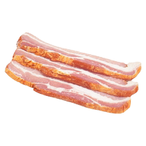 Bonaff thick-cut bacon 1kg French smoked original cut pork belly sliced ​​breakfast household whole piece of bacon meat