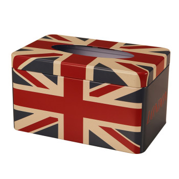 Creative and cute desktop light luxury car simple tissue box
