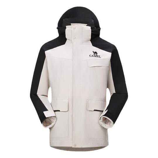 Camel three-in-one windproof and waterproof jacket for women