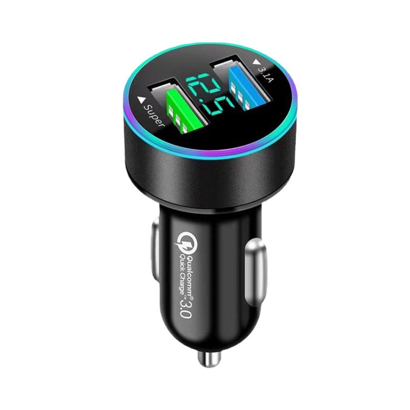 66W car charger super fast charging car charger suitable for Huawei mobile phones 40w car cigarette lighter conversion plug fast