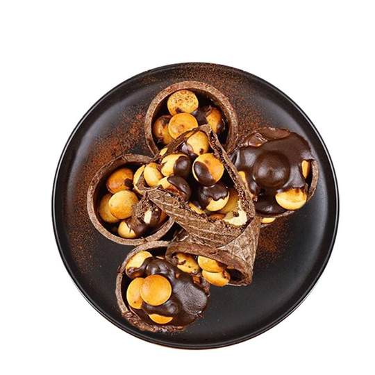 巧克力脆脆筒脆皮杯乐饼干袋桶儿童休闲小零食装（代可可脂）