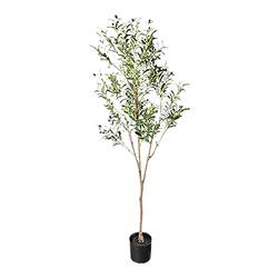 Green Emperor Nordic ins Artificial Olive Tree Green Plant Potted Floor-Standing Fake Plant Window Display Indoor Home Decoration