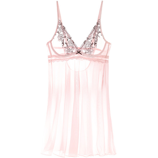 Customized embroidered lace high-end pure lust sexy nightgown