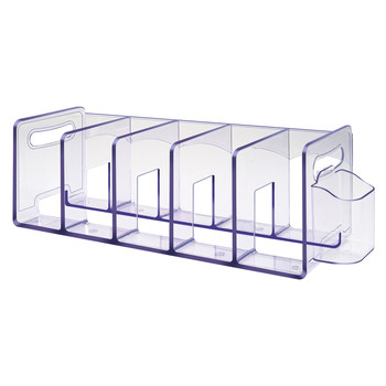 Transparent desktop book stand reading rack