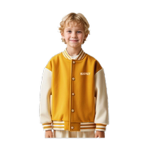 Boys Autumn and Winter Jackets 2024 New Girls Baseball Uniforms Winter Medium and Large Children Boys Thickened Jacket Tops
