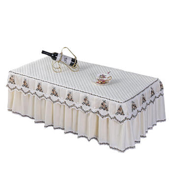 Coffee table cloth rectangular fabric dustproof cover anti-slip Coffee table cloth rectangular fabric dustproof cover anti-slip