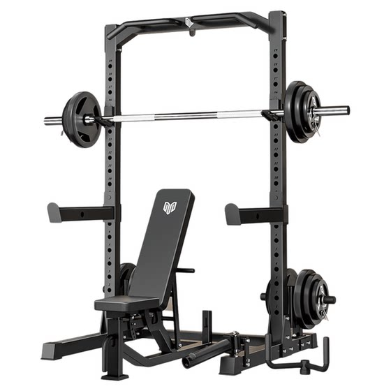 Comprehensive training of squats, bench presses, horizontal bars and pull-ups