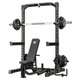 Comprehensive training of squats, bench presses, horizontal bars and pull-ups