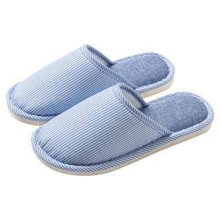 Linen slippers for women office interior home