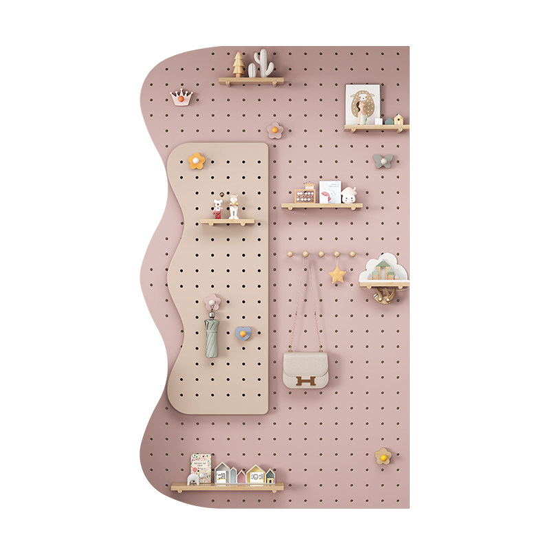 Solid wood hole board storage rack
