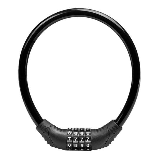 富泰鸿山地自行车锁便携防盗密码锁儿童单车公路车环形锁防偷神器