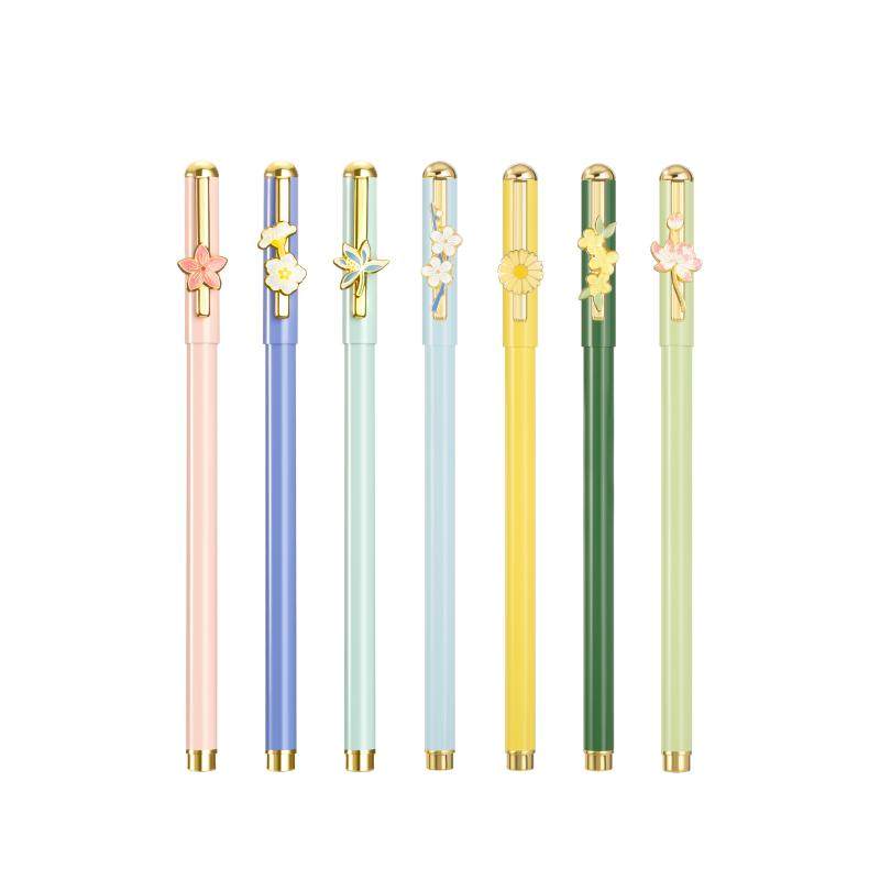 Sanchili Forbidden City Stationery Twelve Flower Gods Gel Pen