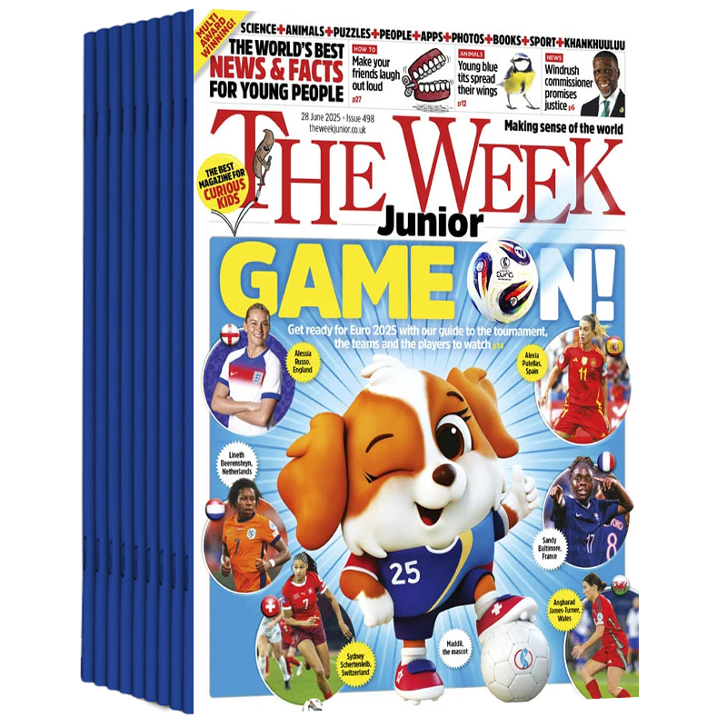 英國原版青少年英文學習週刊The Week Junior 2025全年訂閱8-15歲兒童