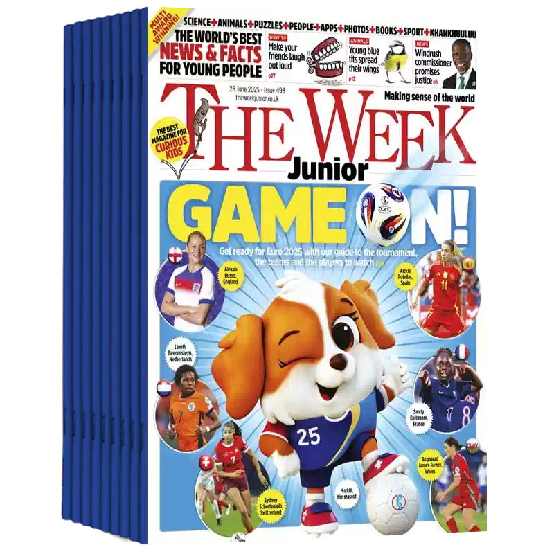 2026年　The Week Junior 英語情報誌 16冊セット 英國原版青少年英文學習週刊The Week Junior 2025全年訂閱8-15歲兒童