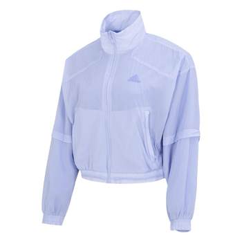 Adidas Adidas jacket ແມ່ຍິງ summer 2023 ໃຫມ່ woven sportswear run top jacket IC8672