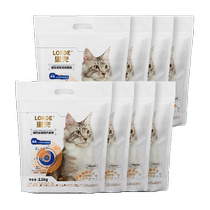 (Breaking new product)) LORDE Lidou Xiaoheihe mixed cat litter powerful deodorization 2 5kg*8 bags of tofu