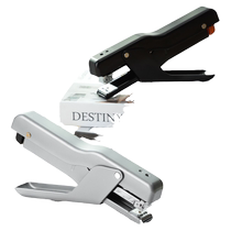 Deli hand-held stapler stapler dedicated for take-out packaging labor-saving hand-held stapler household 12-gauge medium-sized stapler multi-functional one-machine multi-purpose stapler