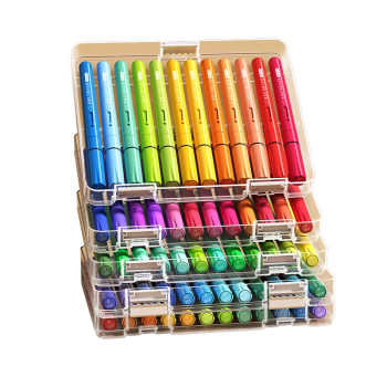 Straight liquid acrylic marker pen