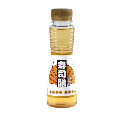 Small bottle of sushi vinegar for home use sushi vinegar