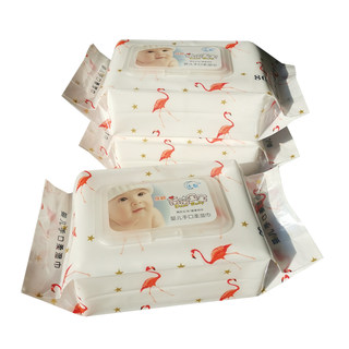 5 large packs of 9 yuan pure water for pregnancy, baby and children's hand and mouth wipes with new technology, non-continuous pumping, large packaging with lid