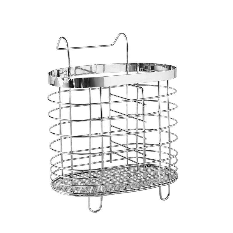 Kitchen household stainless steel chopsticks hanging chopstick stand