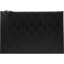 (Self-operated) Second-hand 99 new unused Alexander McQueen mens leather clutch 560472 1AAAN
