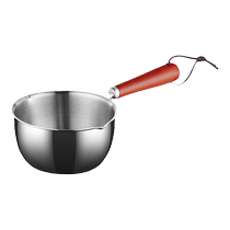 Oil pouring small pot kitchen stainless steel hot oil artifact household burning oil soy sauce oil pouring oil mini small oil pot 1310