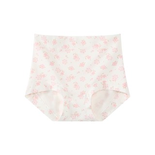 秋鹿50支新疆长绒棉内裤女超高腰提臀收腹印花舒适柔软无痕三角裤