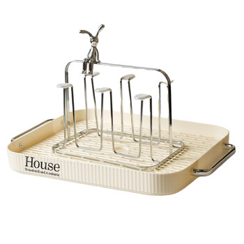 Storage storage drainage cup holder tray