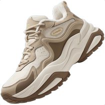 Camel outdoor hiking shoes winter new womens shoes non-slip cushioning dad shoes high plus velvet warm hiking shoes