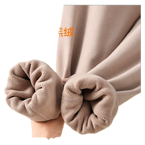 Catman Warm Womens Plus Velvet Thickened German Velvet Fever 2024 New Autumn and Winter Middle-aged and Elderly Mothers Large Size Autumn Pants for Women