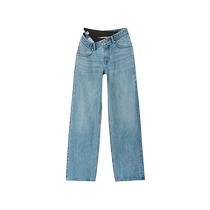 alexanderwang asymmetrical bikini layered jeans