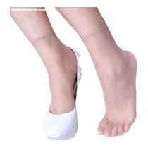 5 pairs of socks crystal silk sexy ultra thin socks feet tip transparent stockings of invisible stockings
