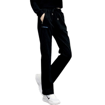 Velvet and thickening--Autumn and winter outdoor fleece pants for women warm polar fleece trousers casual running sports pants trousers