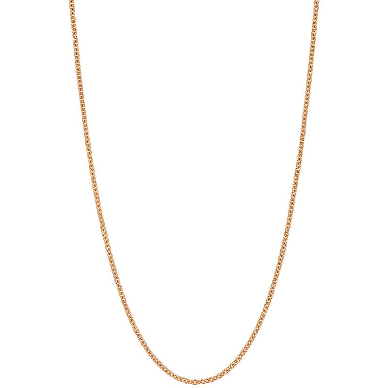 Chow Sang Sang 18K rose gold clavicle chain