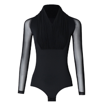 Danbaoluo modern dance tops womens Latin dance practice clothes professional one-piece dance clothes national standard dance clothes body suits