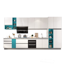 Gold Medal Kitchen Cabinets Modern Simple Cabinets Customized Quartz Stone Countertops Kitchen Customized Kitchen Cabinets Decoration Customized Stove Cabinets