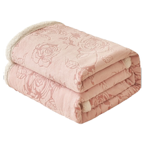 Milk Velvet Blanket Office Nap Blanket Coral Velvet Air Conditioning Blanket Sofa Blanket Bed Thick Blanket Winter