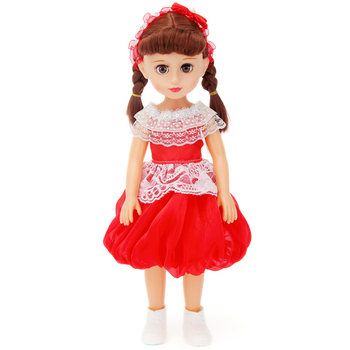 ເວົ້າ Smart Yueyue Doll Set ສາວ Princess ຫຼິ້ນເຮືອນ Toy Simulation Rag Doll