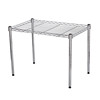 Kitchen storage rack, one-layer microwave oven storage countertop rack, cabinet layered wardrobe compartment heater baking rack
