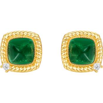 Zhou Saturday Fortune Earrings for Women, Geometric Earrings, S925 Silver, Gold Color, High-End Niche Design, 520 Gift for Girlfriend