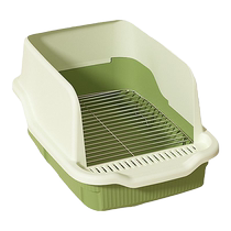 Dog toilet stainless steel small dog litter poop urinal pet Teddy special puppy potty high fence splash proof