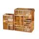 Kaman high-end light luxury glass cosmetics storage box
